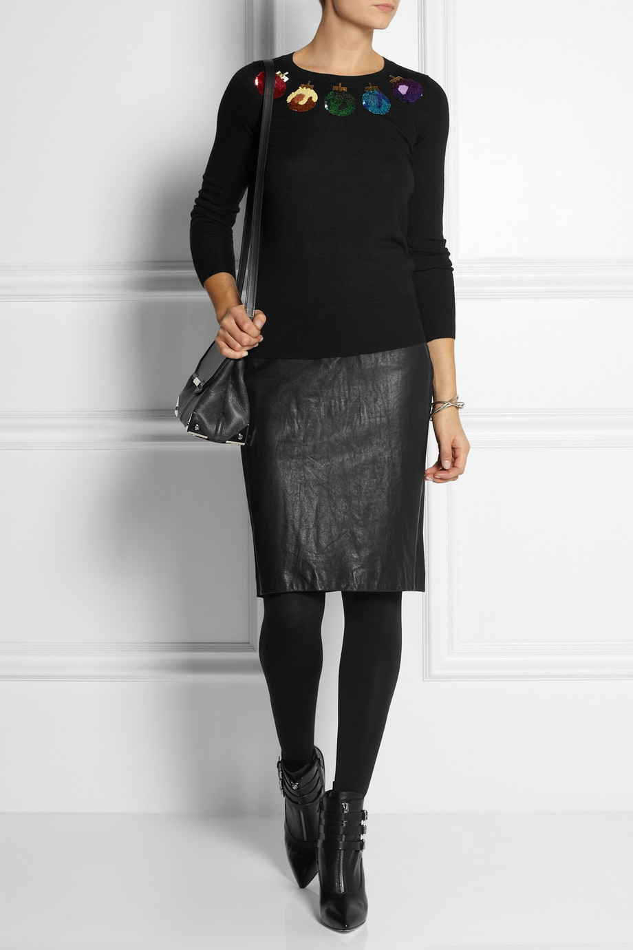 orange long sleeve turtleneck