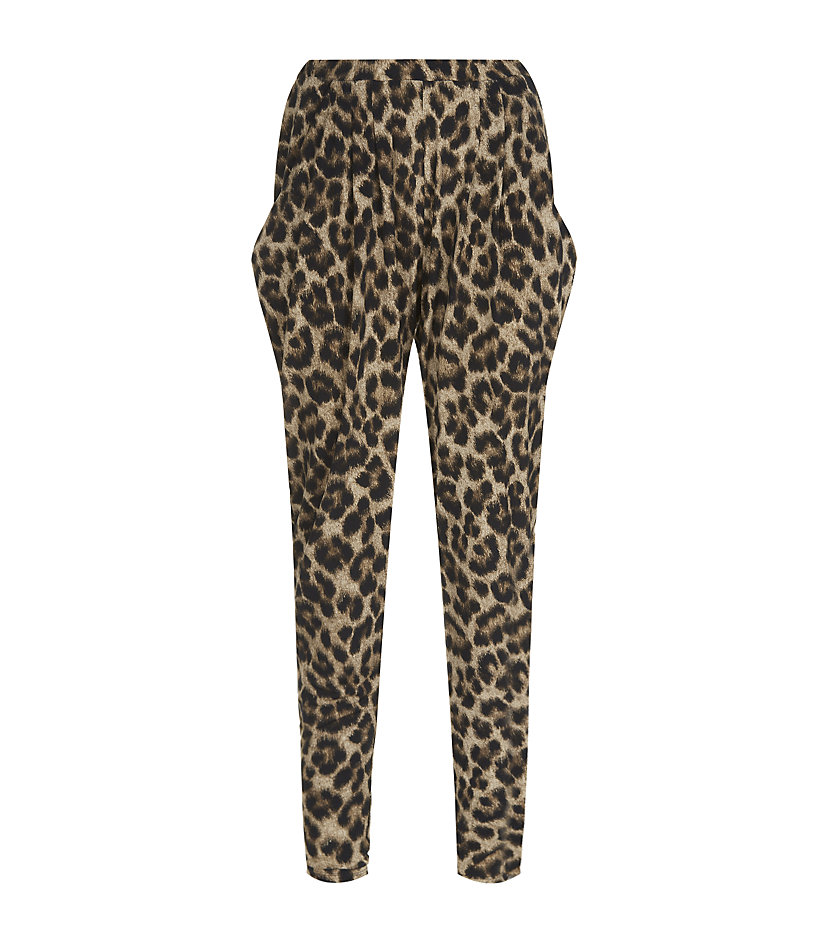 Michael michael kors Leopard Print Harem Pants | Lyst