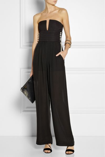 Sass & Bide All About The Bass Silk Jumpsuit in Blue | Lyst