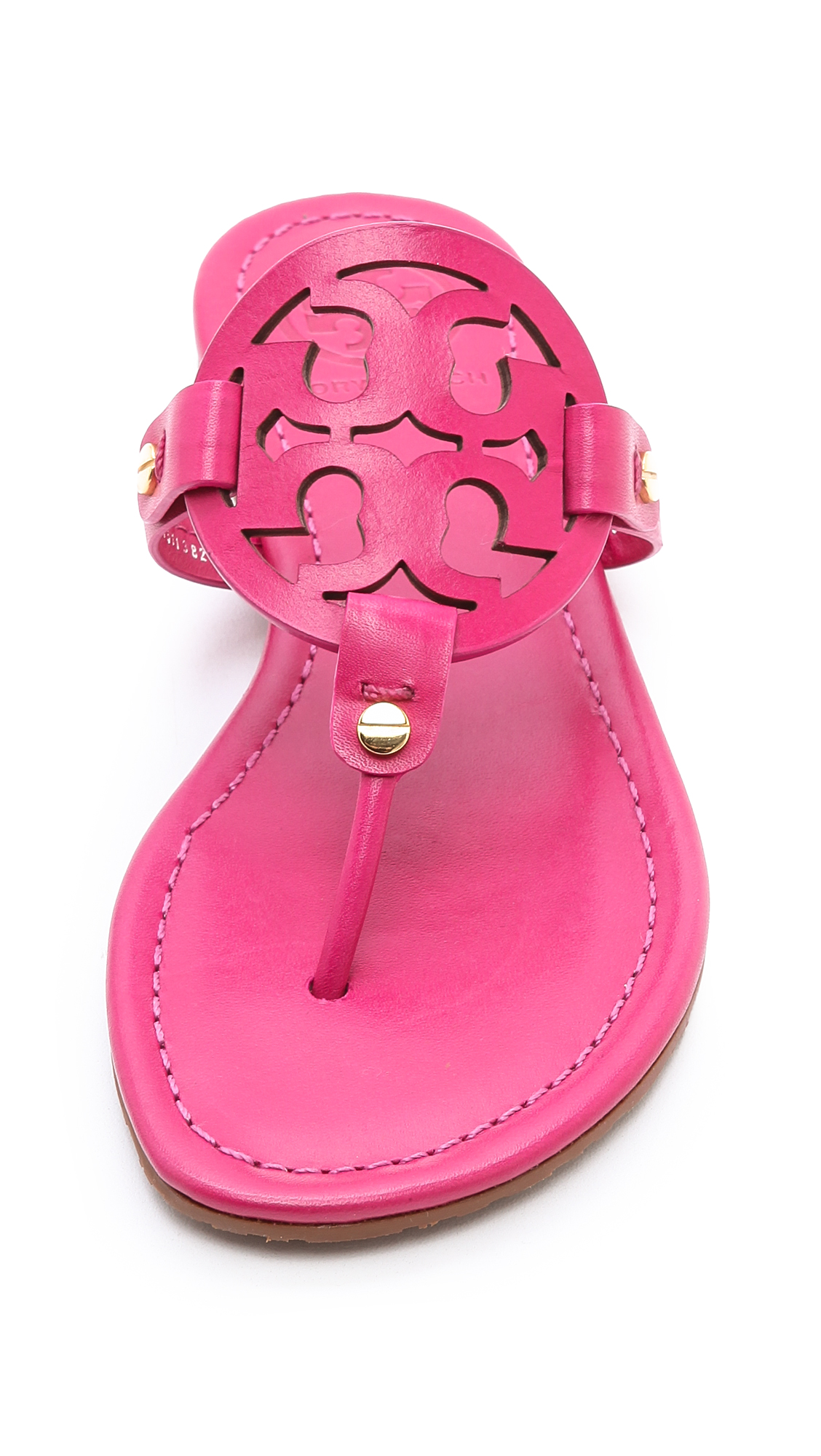 tory burch hot pink miller sandal