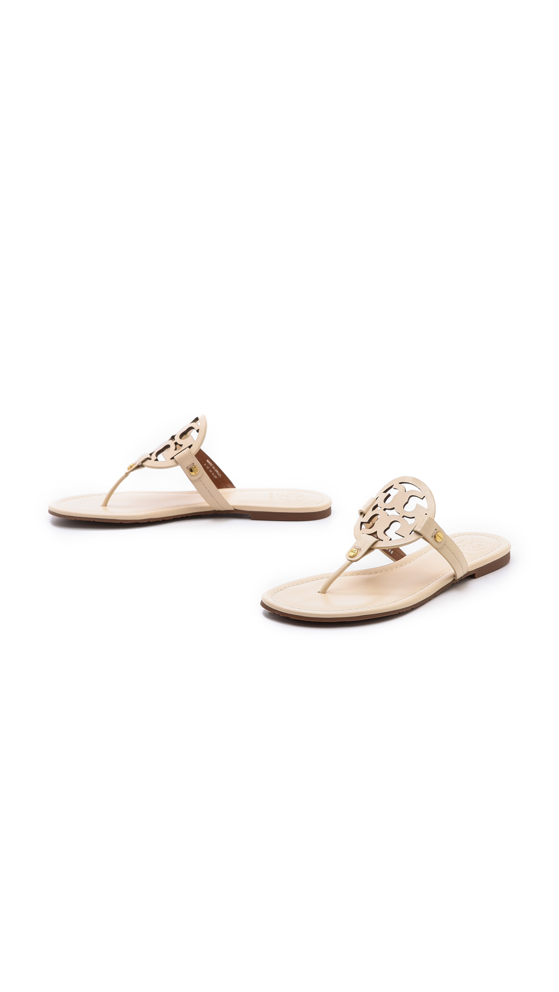 tory burch sandals cream