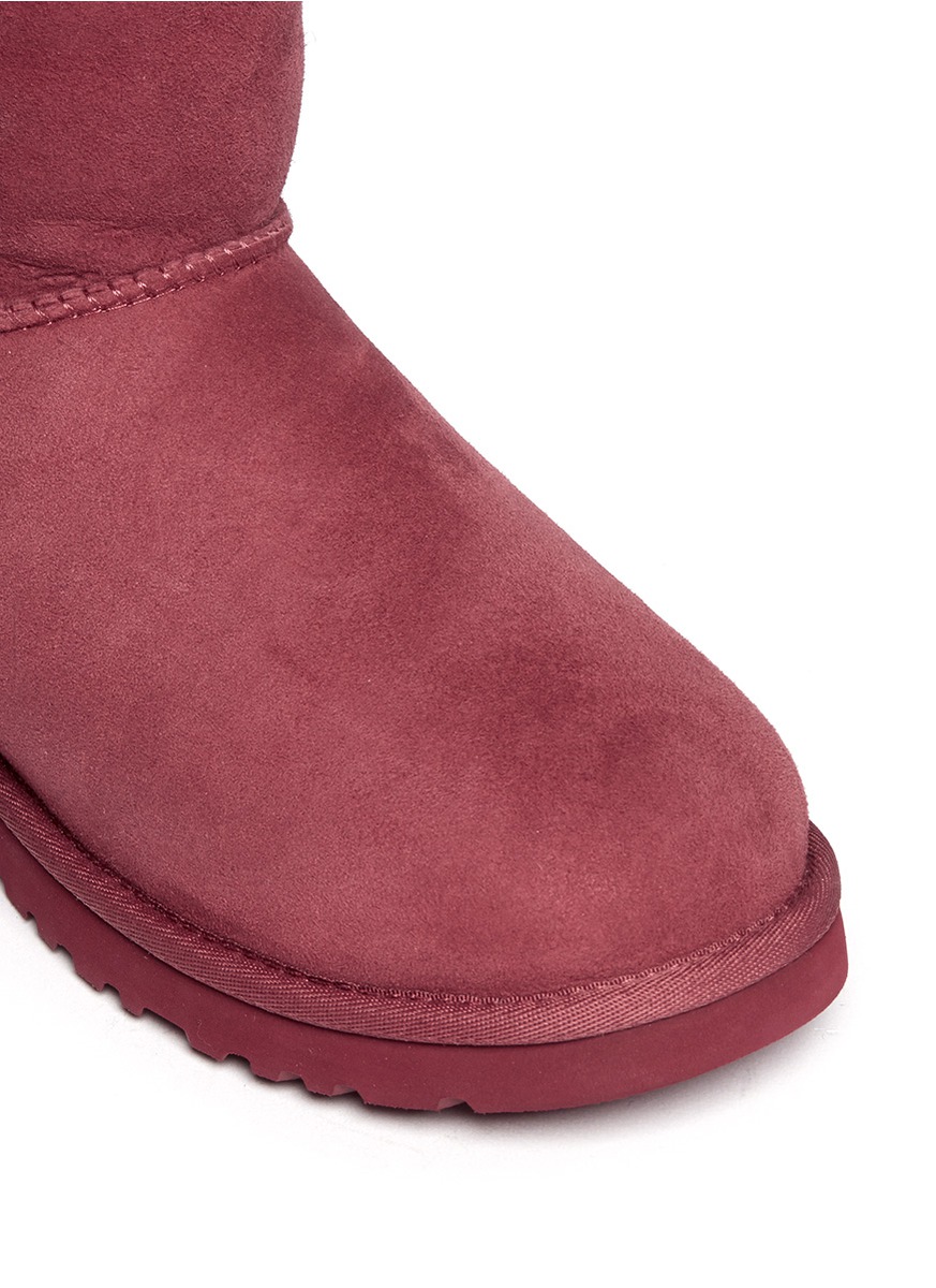 ugg red ribbon