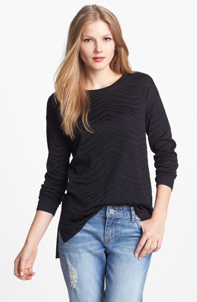 vince camuto zebra sweater