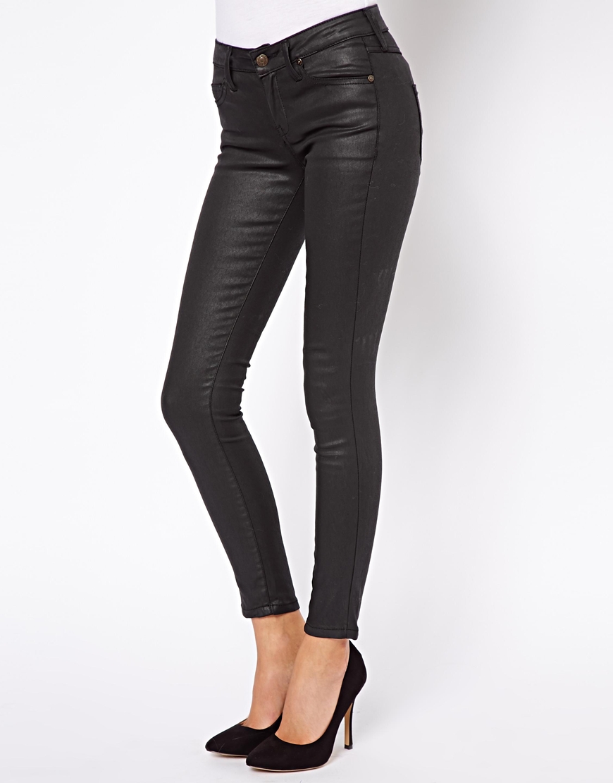 mango coated jeans