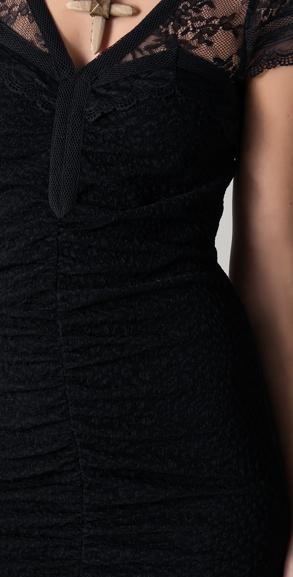 Free People Lace Envy Bodycon Dress in Black | Lyst