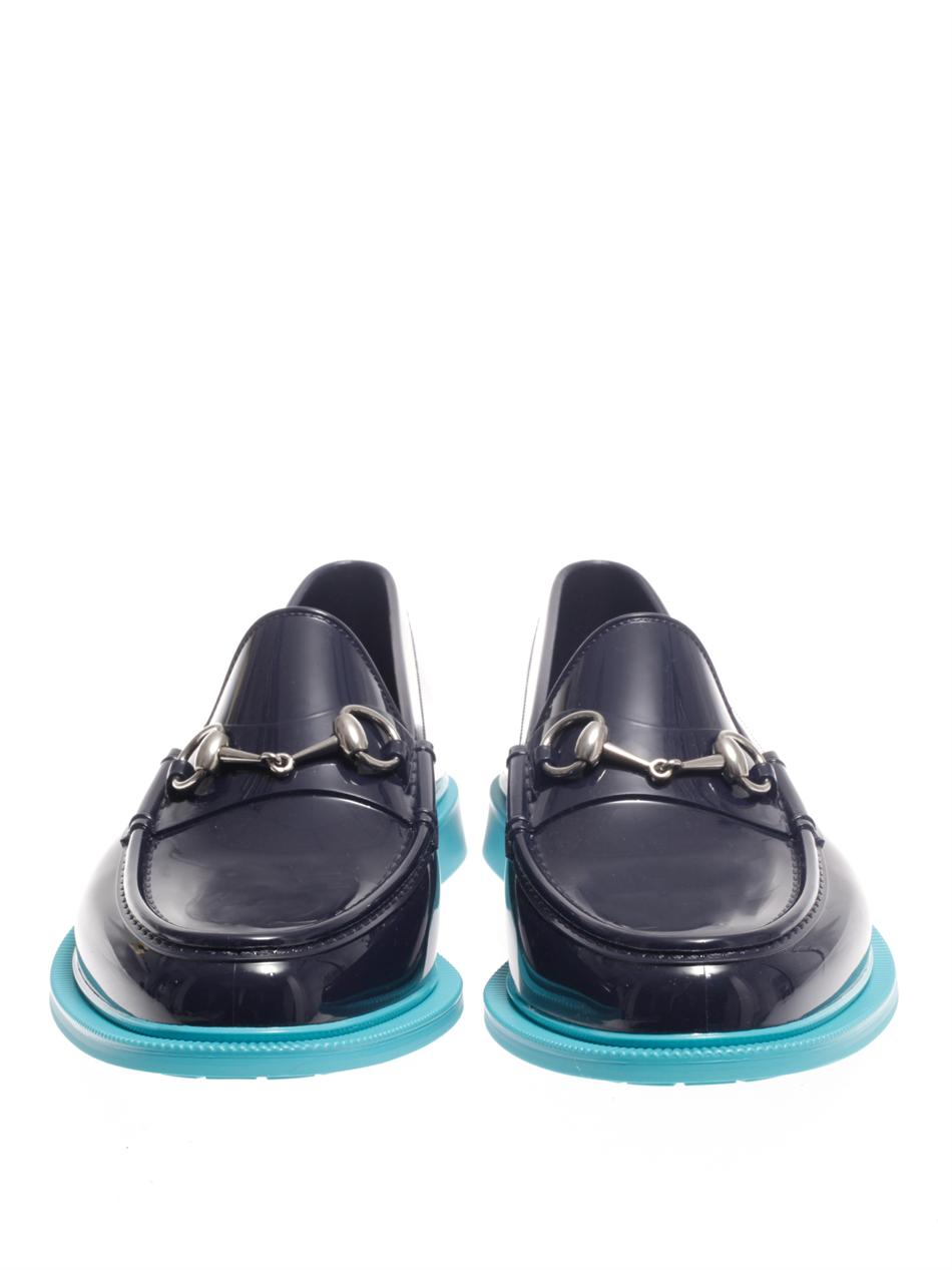 Gucci Jelly Snaffle Loafers in Blue for Men | Lyst