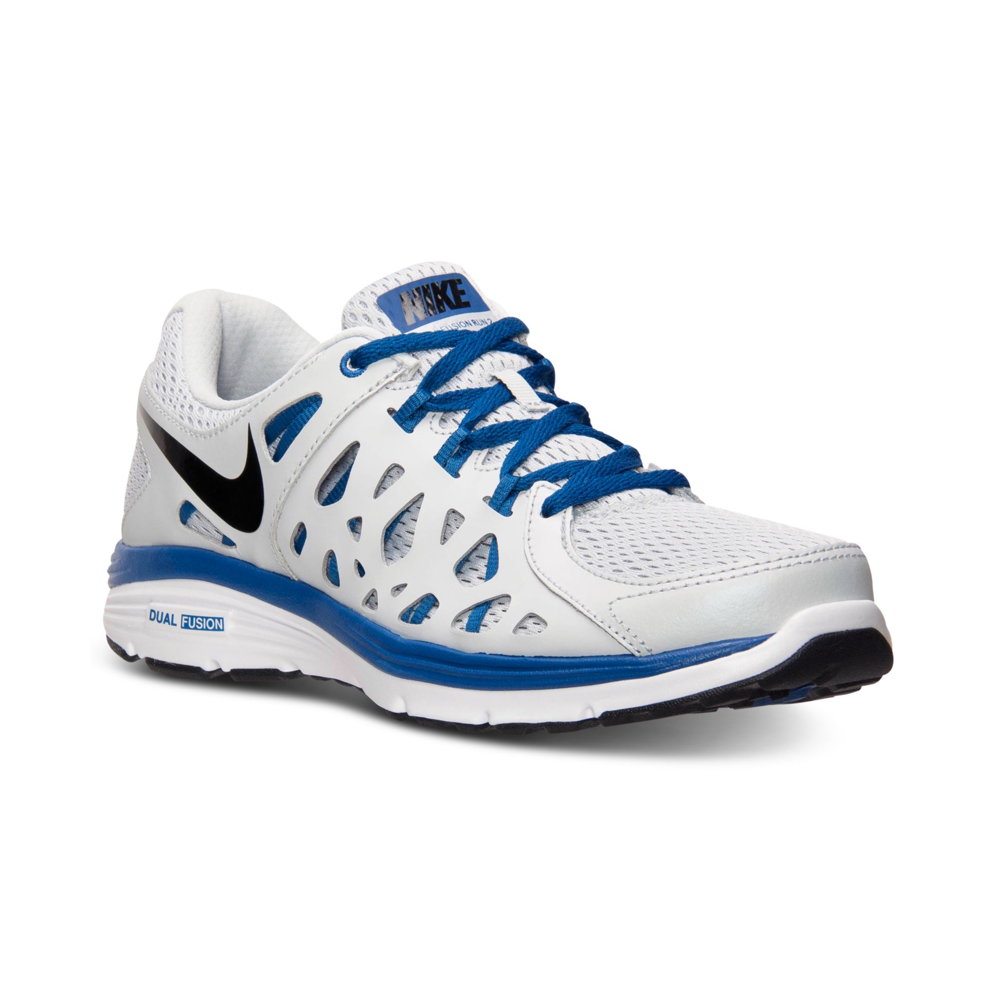 Nike Mens Dual Fusion Run Running Sneakers From Finish Line in Blue for ...
