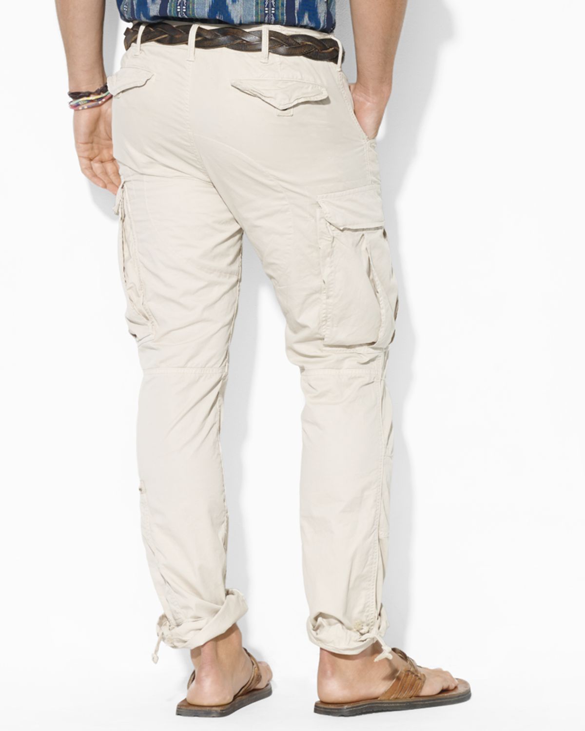 Lyst Ralph Lauren Polo Military Cargo Pant in Natural for Men