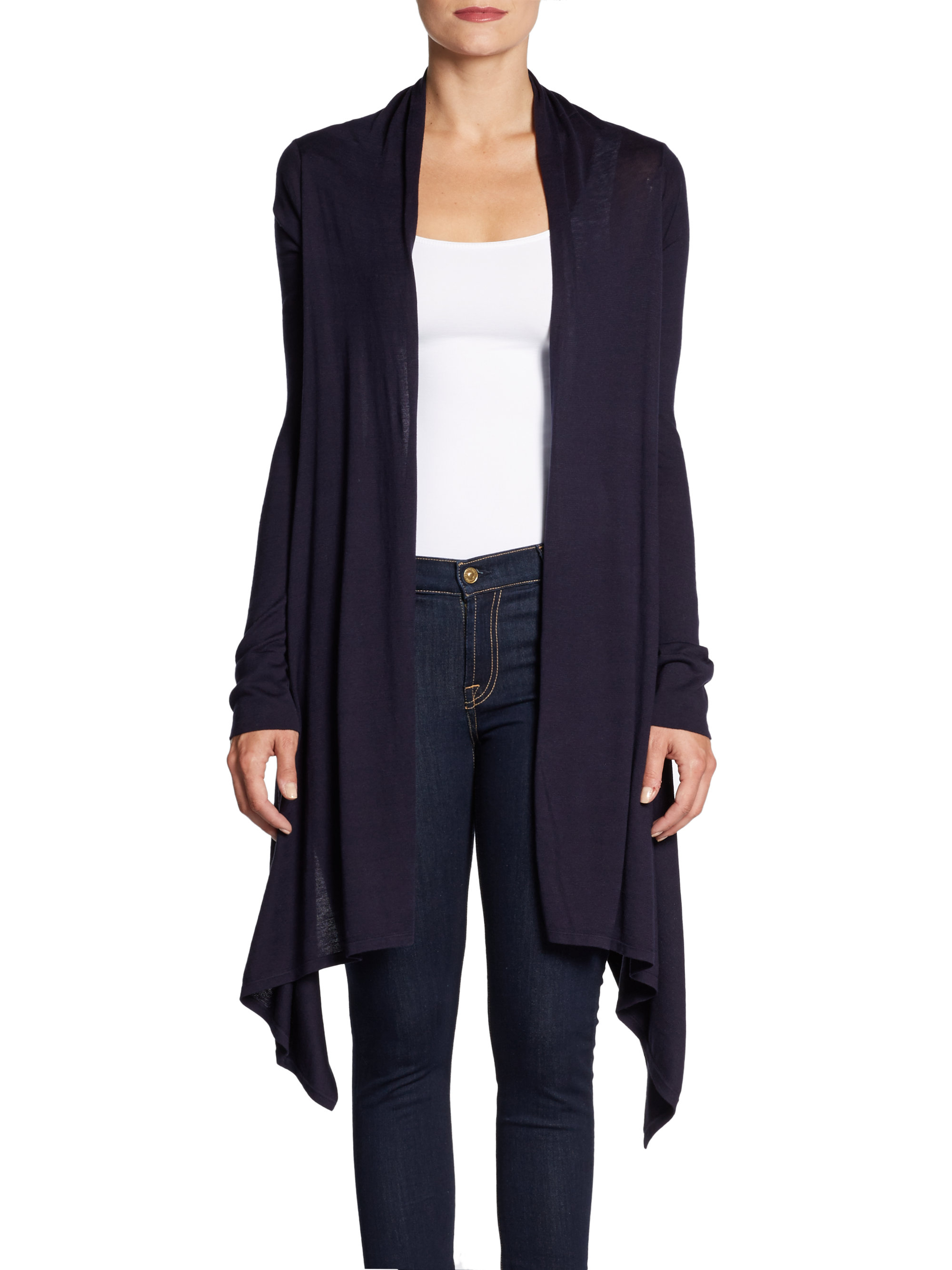 cotton long cardigan