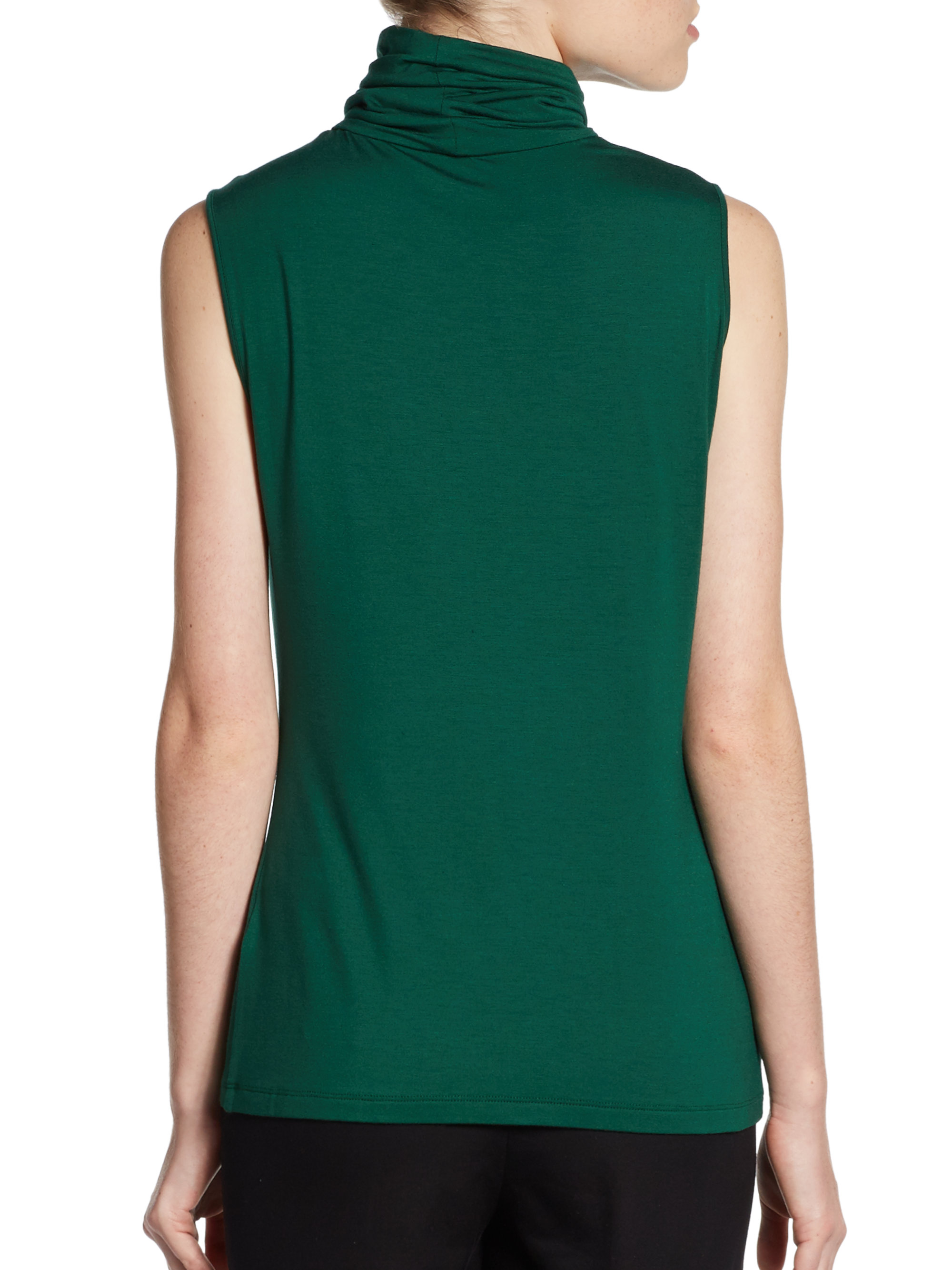 emerald green turtleneck
