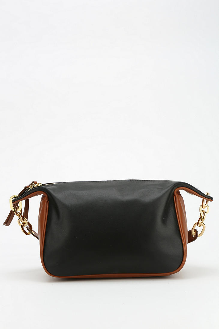 Urban Outfitters Pour La Victoire Currie Chain Shoulder Bag in Brown - Lyst