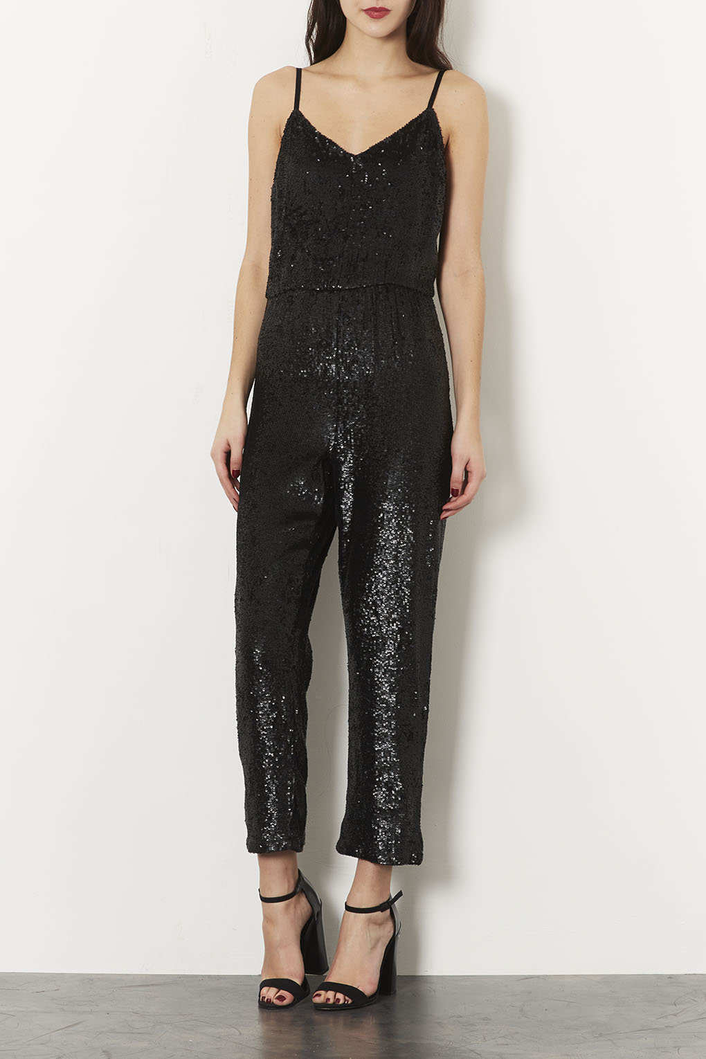 topshop sparkly jumpsuit