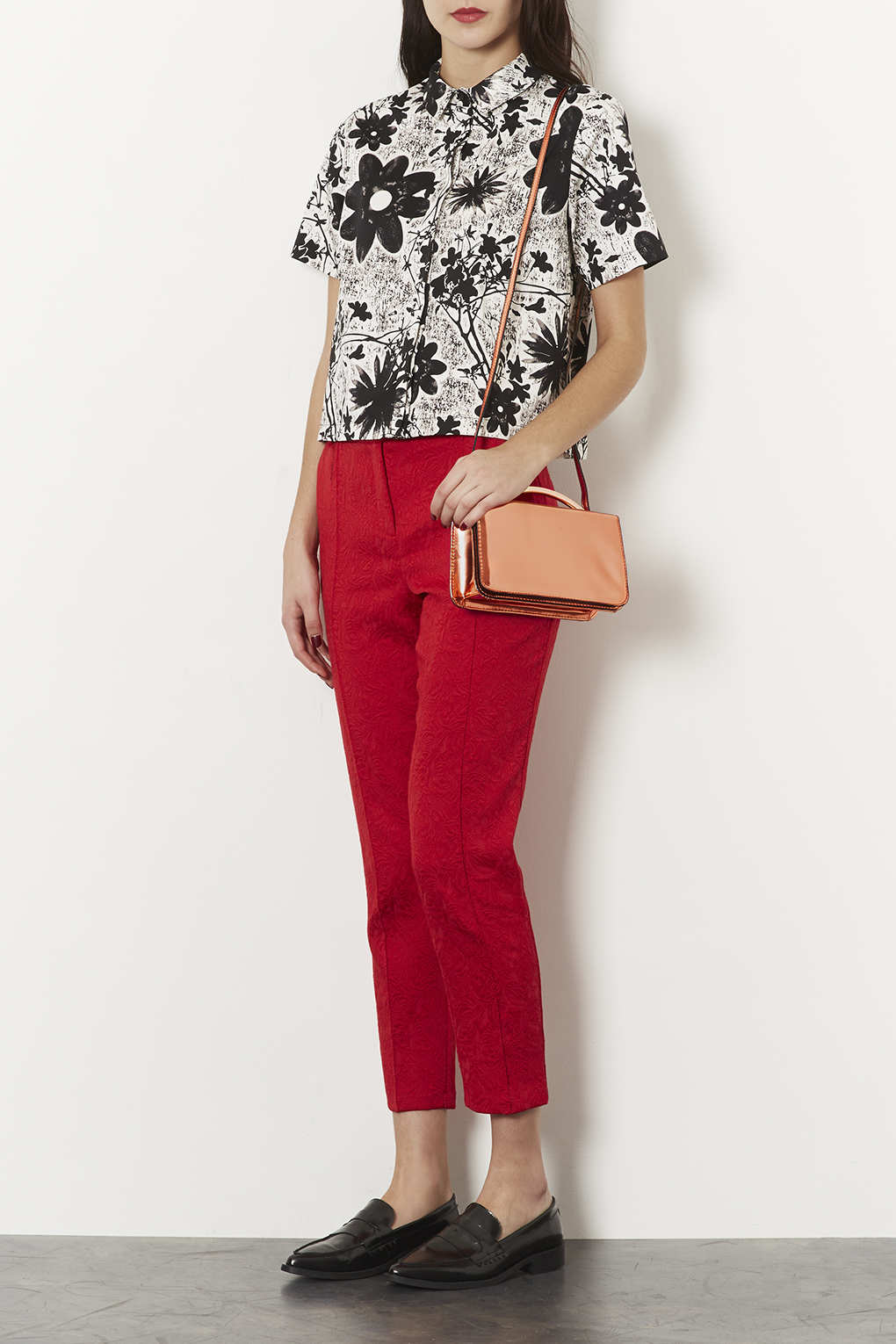 Gold Metallic Crossbody Bag