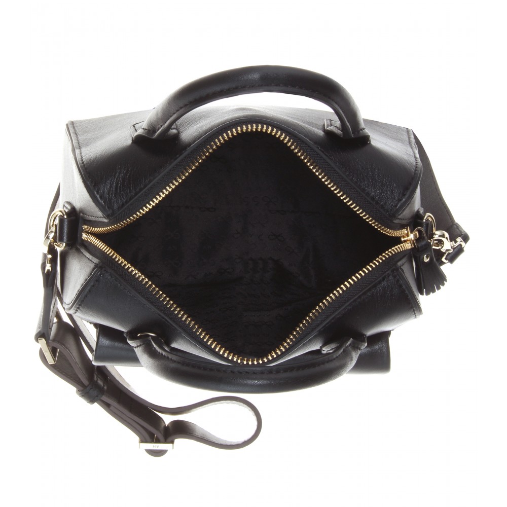 Anya Hindmarch Carker Barrel Mini Leather Shoulder Bag in Black Lyst