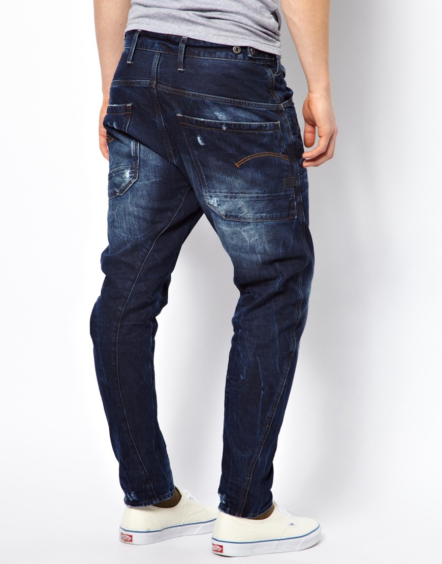 G-Star RAW G Star Jeans Davin 3d Loose Tapered Medium Aged in Blue for Men  - Lyst