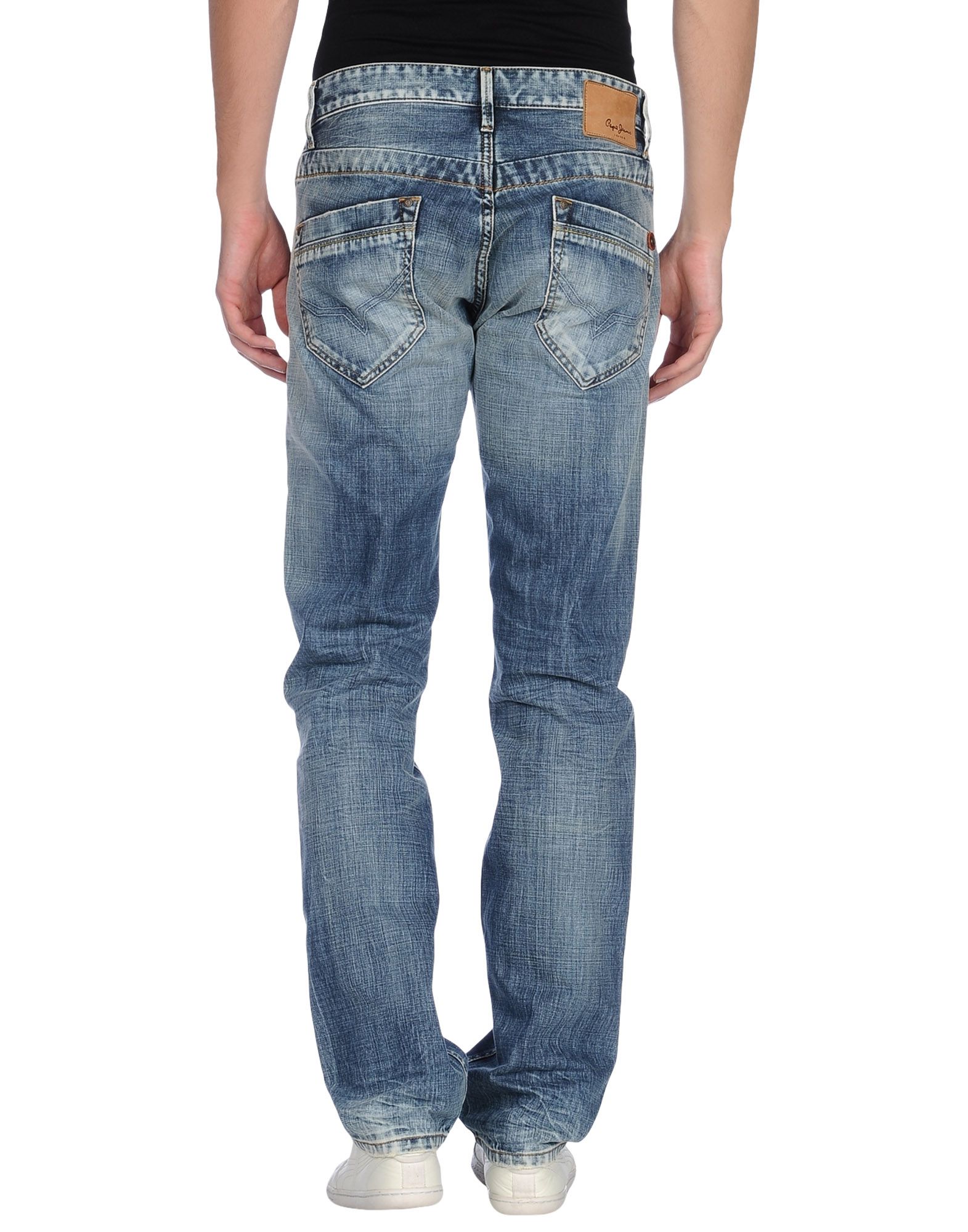 Pepe jeans Denim Trousers in Blue for Men | Lyst