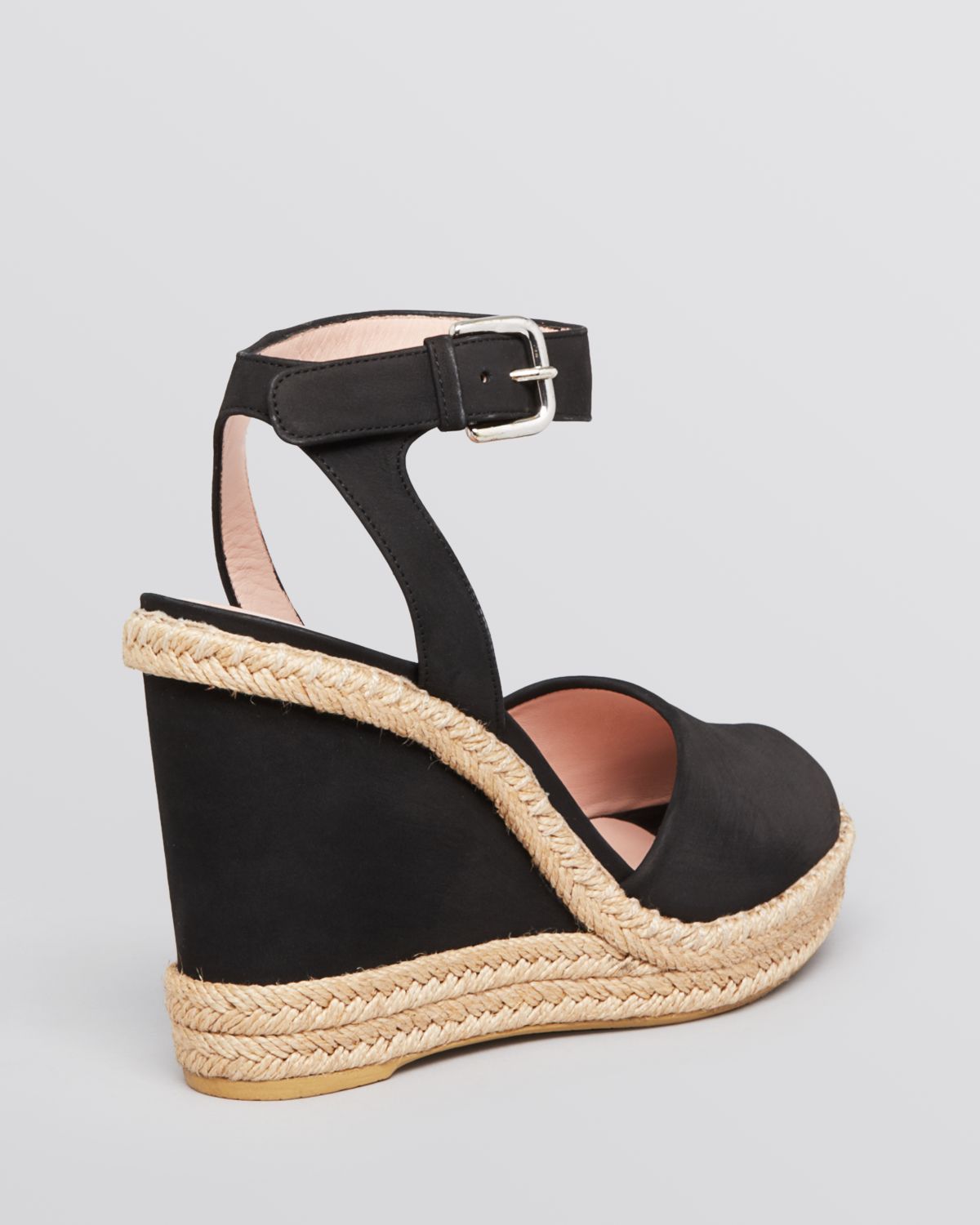 heels with fluff on them