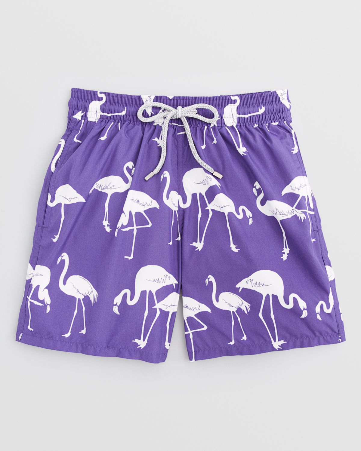 mens purple swim shorts