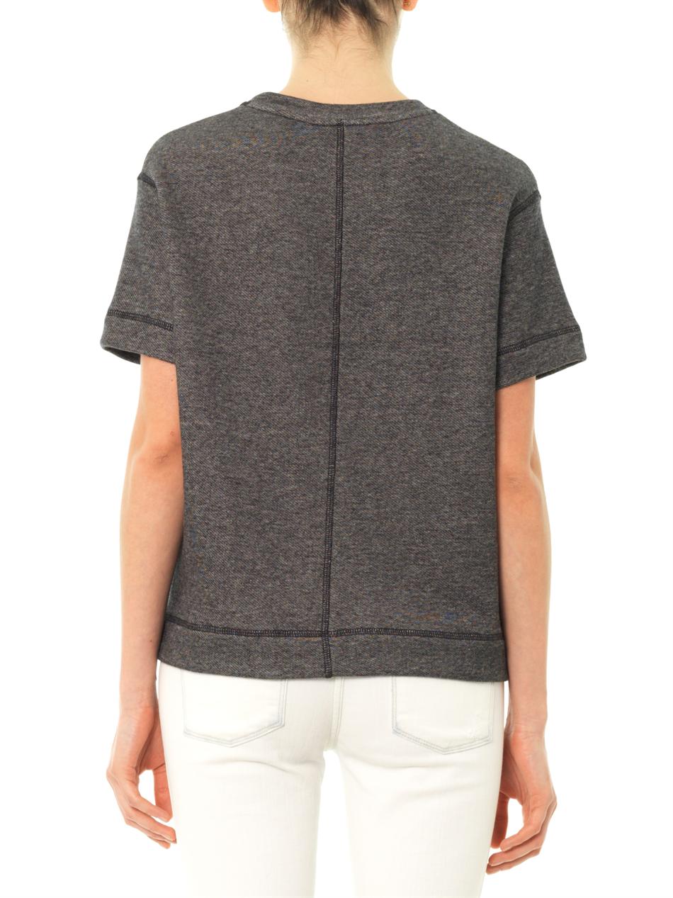 vince short sleeve sweater