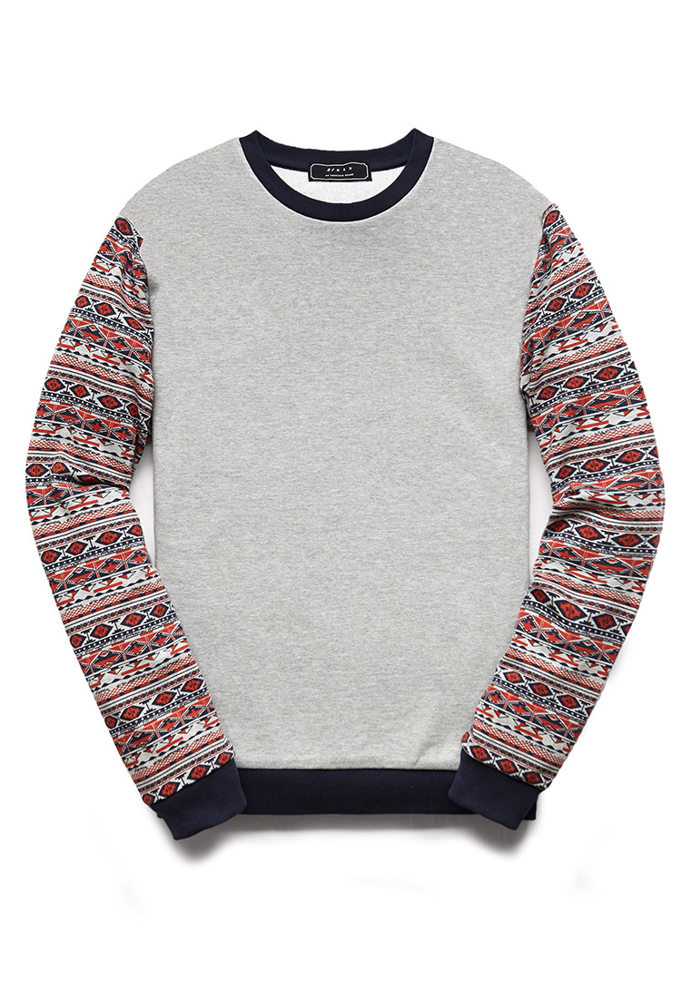 tribal print sweatshirt