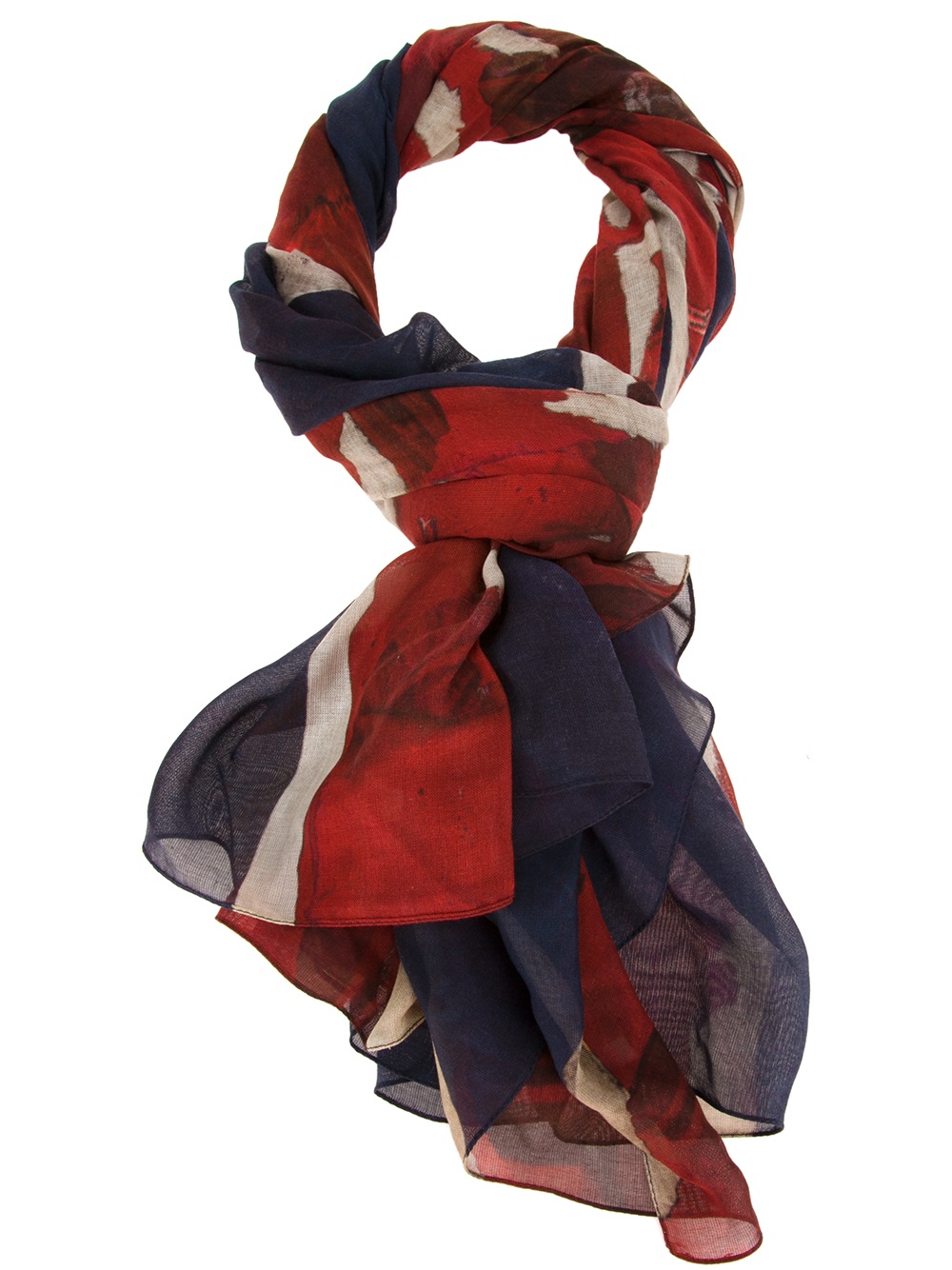 Alexander McQueen Union Jack Scarf in Red for Men | Lyst