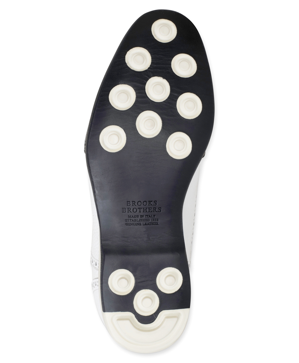 Lyst Brooks Brothers Kiltie Golf Shoes in Black for Men