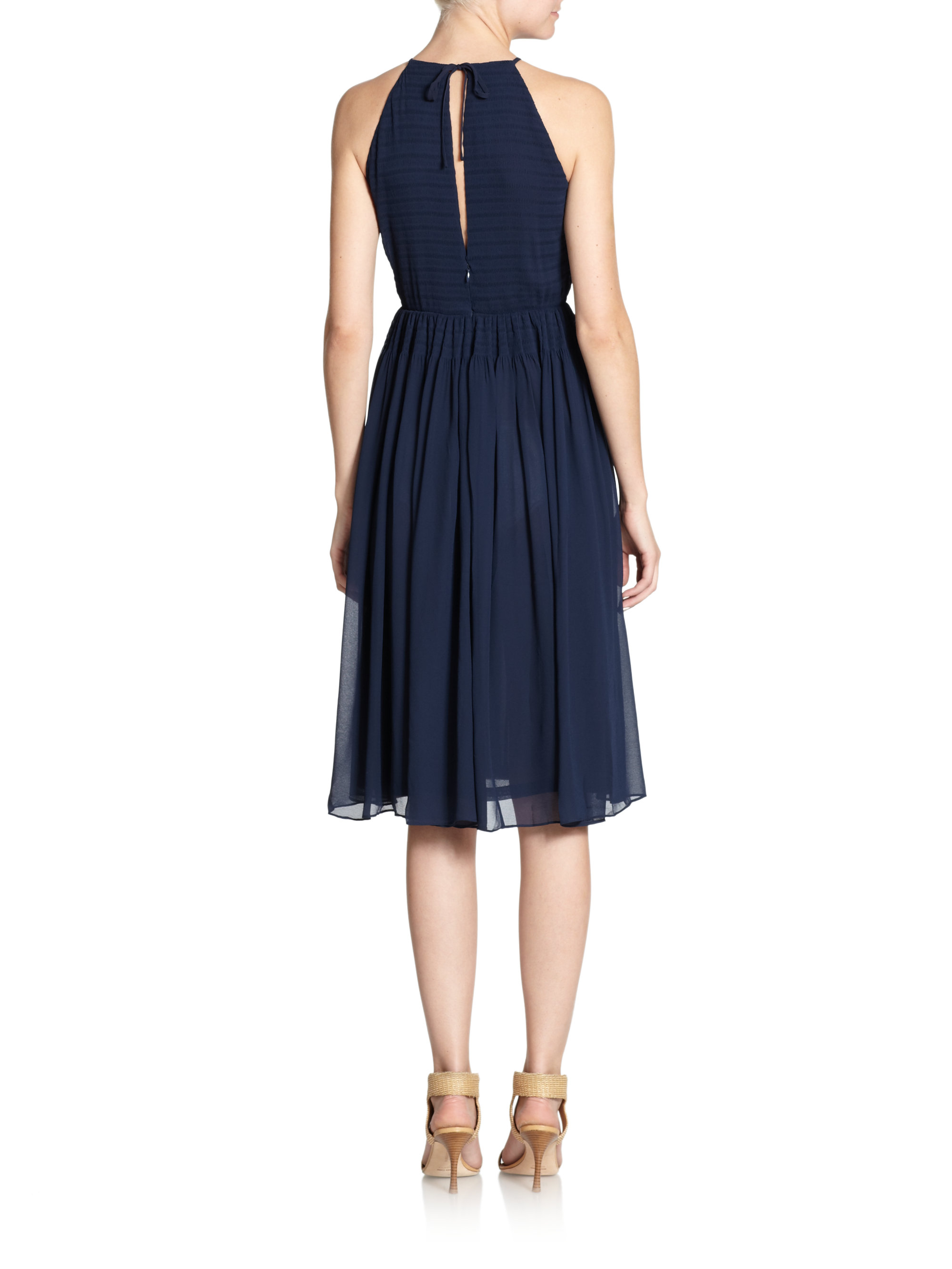 light blue french connection dress