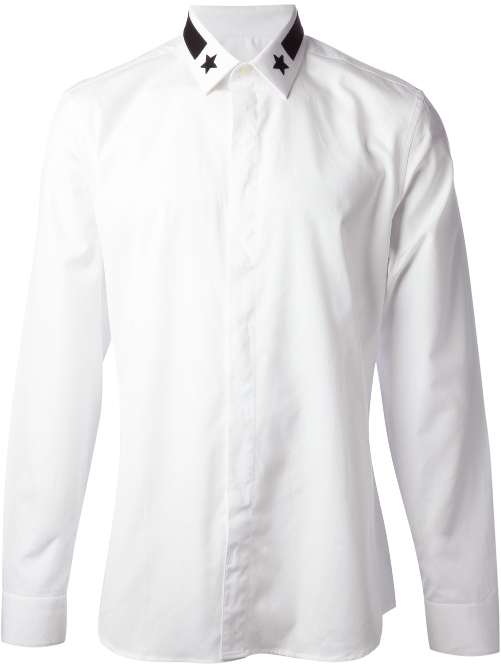 Givenchy Star Collar Shirt in White for Men   Lyst