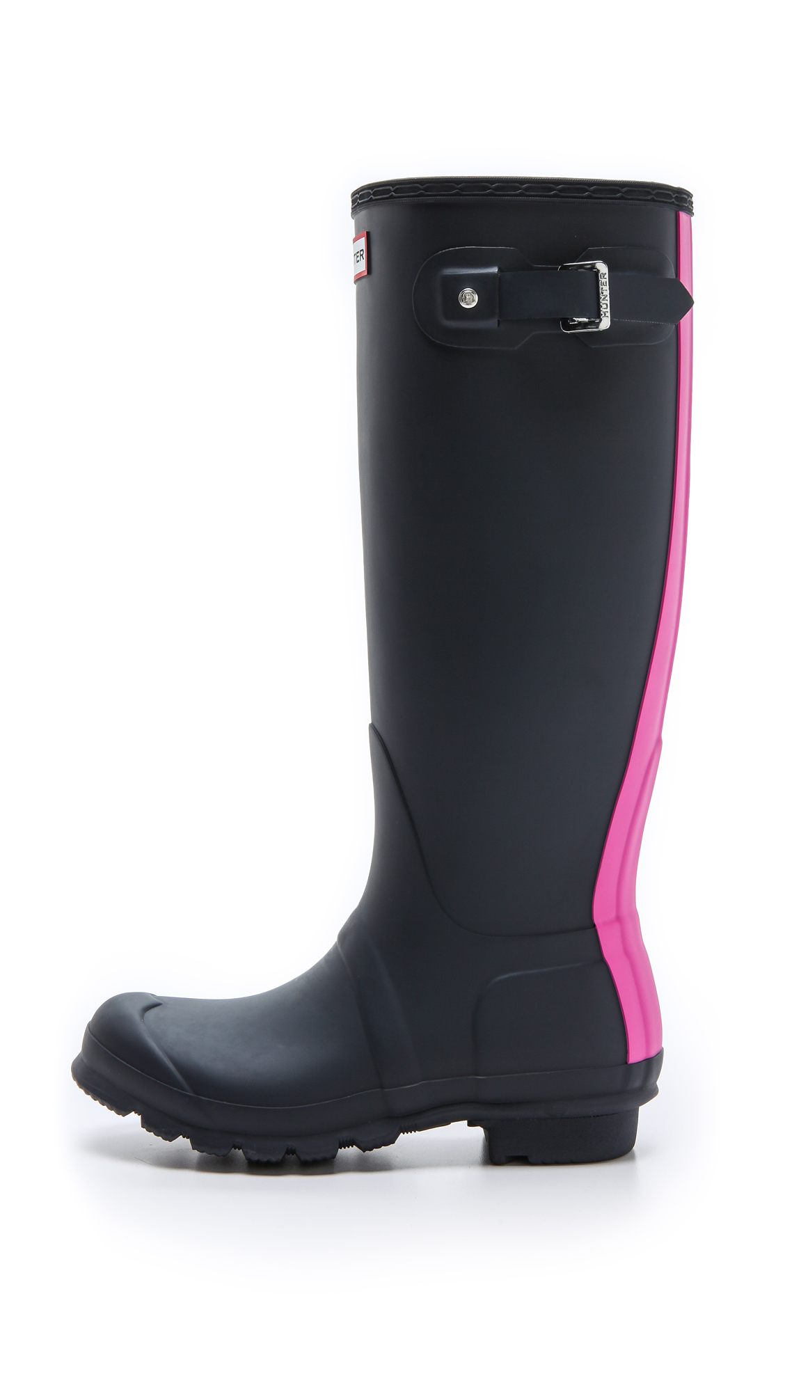 black and white striped boots