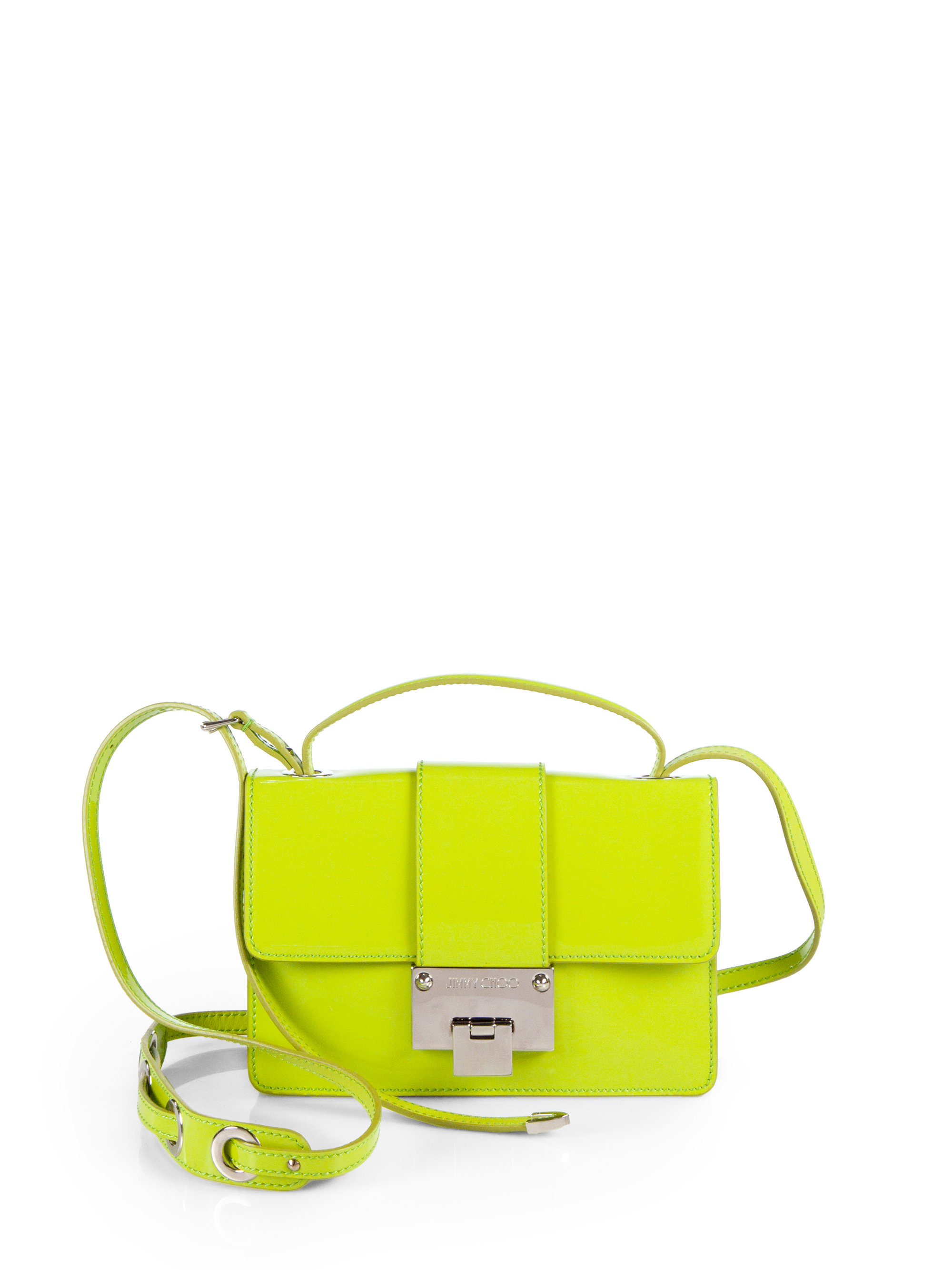 Jimmy choo Rebel Small Shoulder Bag in Yellow Lyst