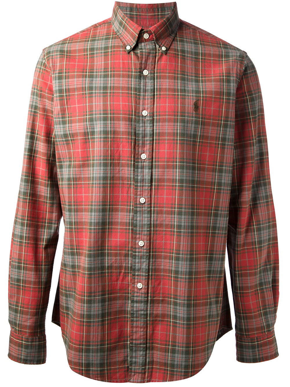 Polo Ralph Lauren Plaid Shirt in Red for Men - Lyst