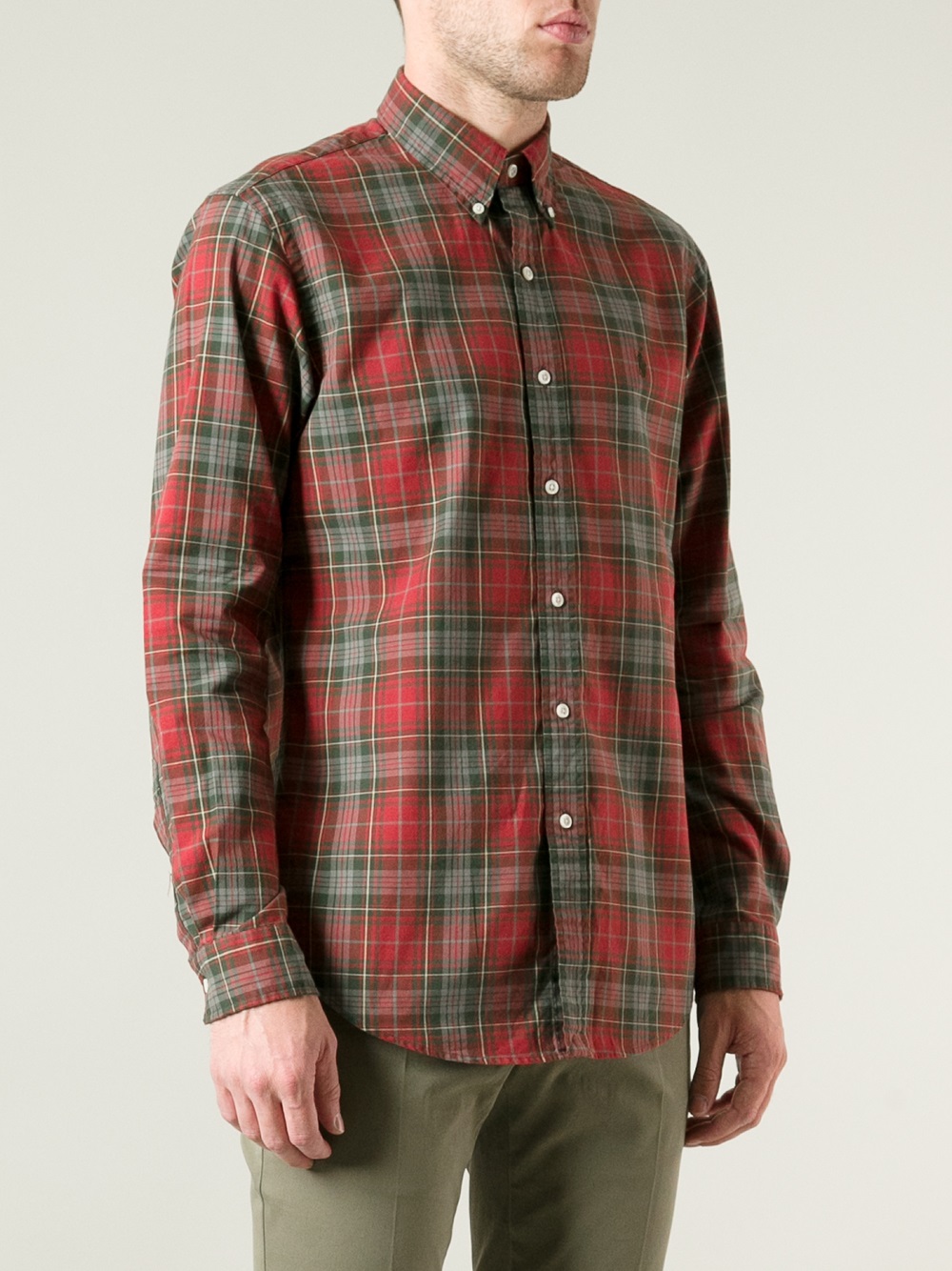 Polo Ralph Lauren Plaid Shirt in Red for Men | Lyst
