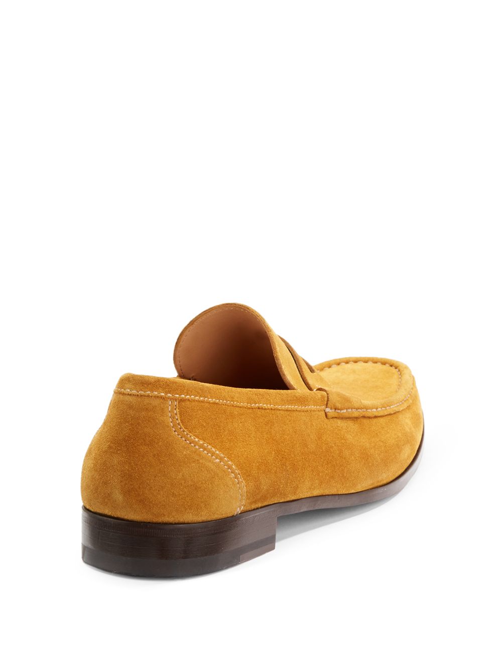 Lyst Saks Fifth Avenue Black Label Suede Penny Loafers in