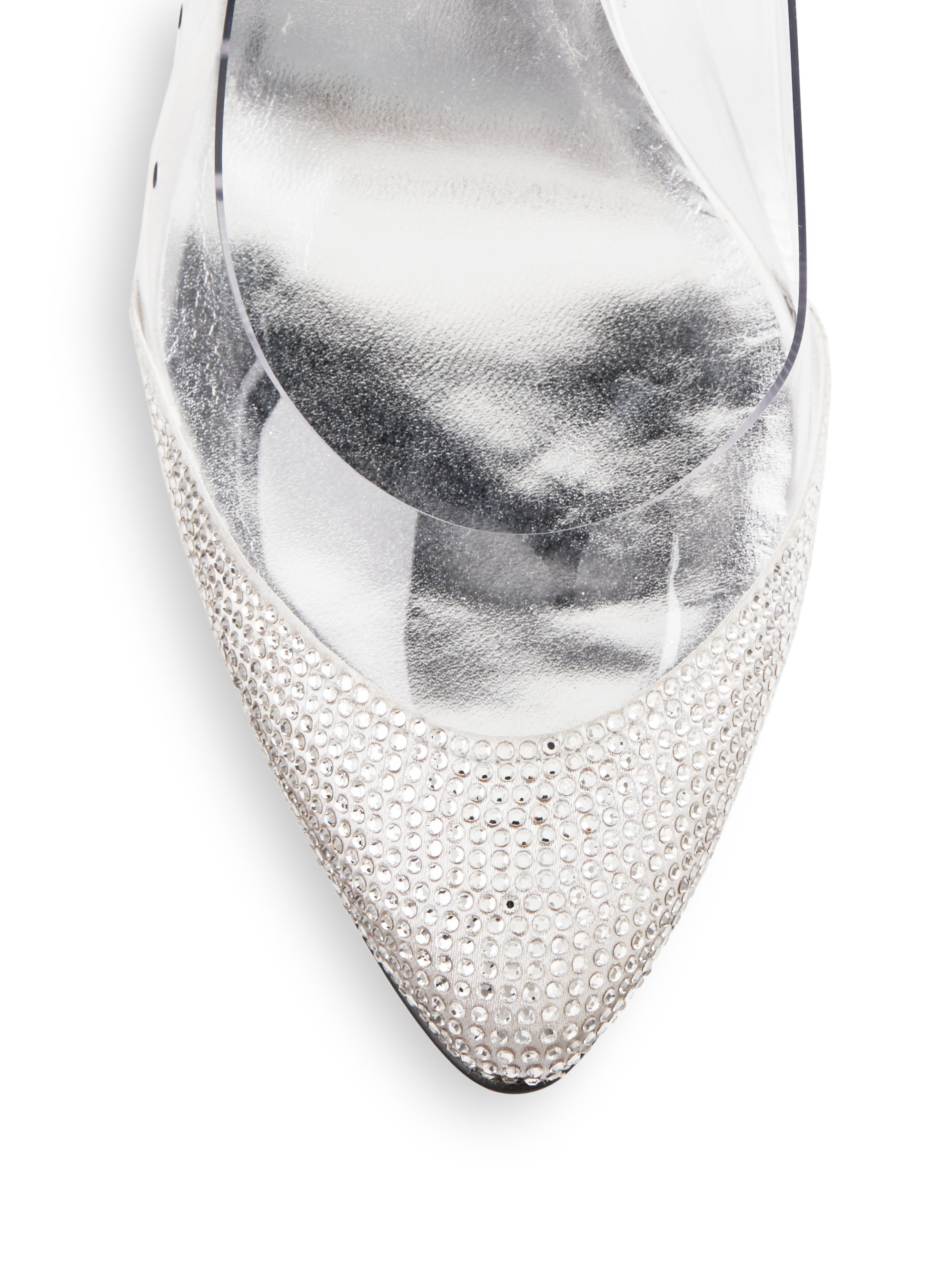 stuart weitzman silver evening shoes