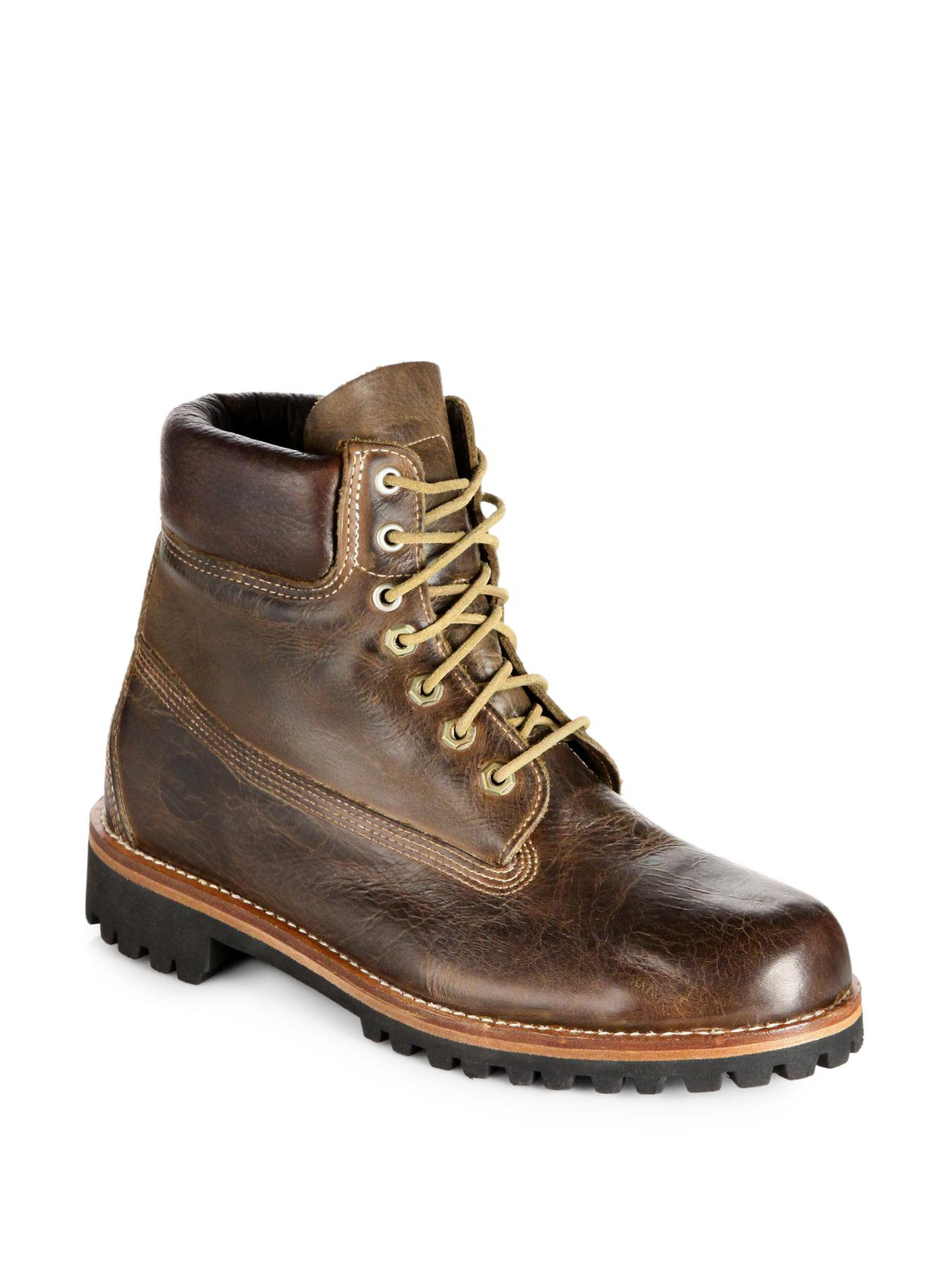 Timberland Earthkeepers Heritage Rugged Waterproof Boots in Dark Brown  (Brown) for Men - Lyst