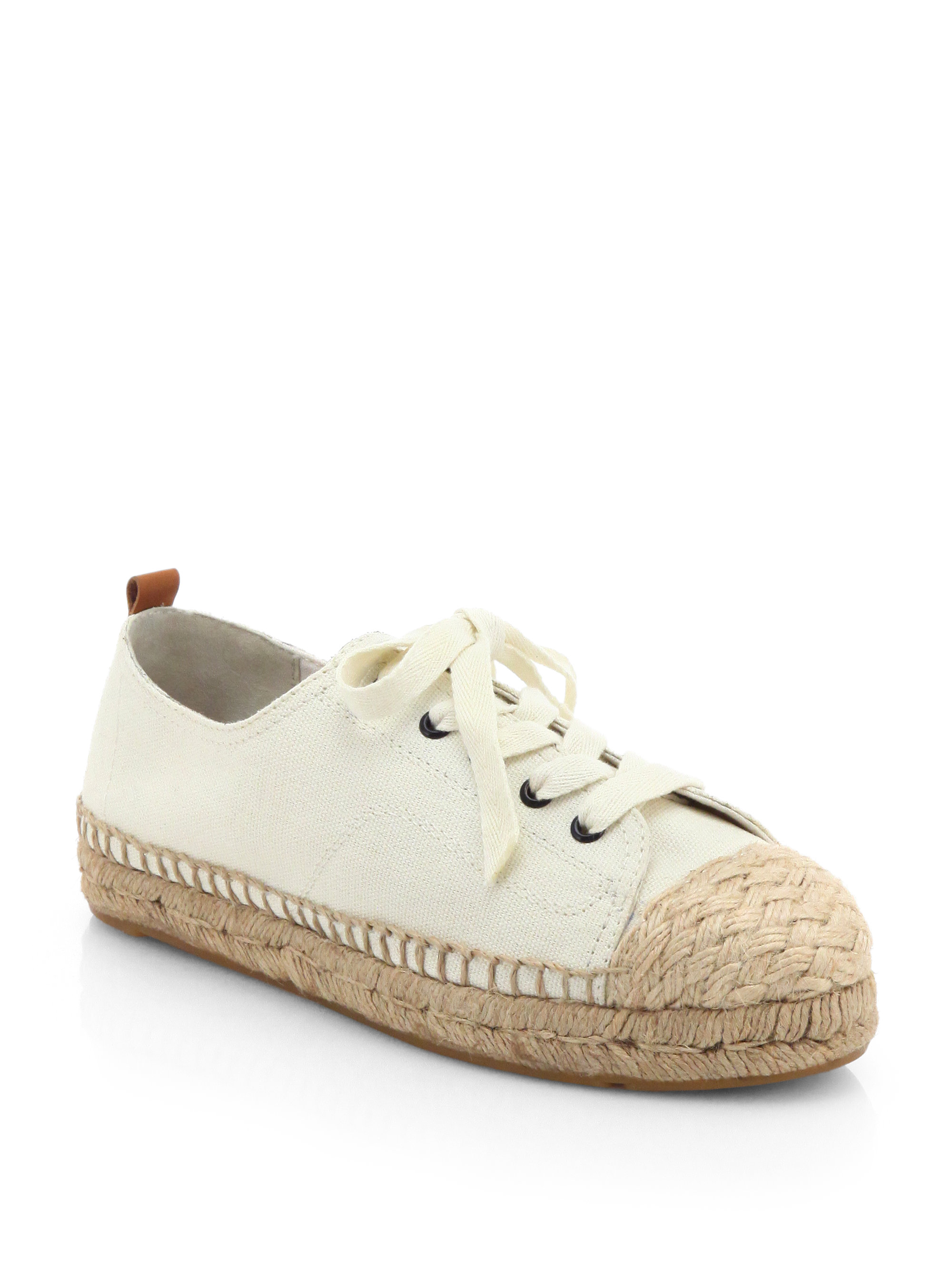 Tory Burch Carter Canvas Laceup 