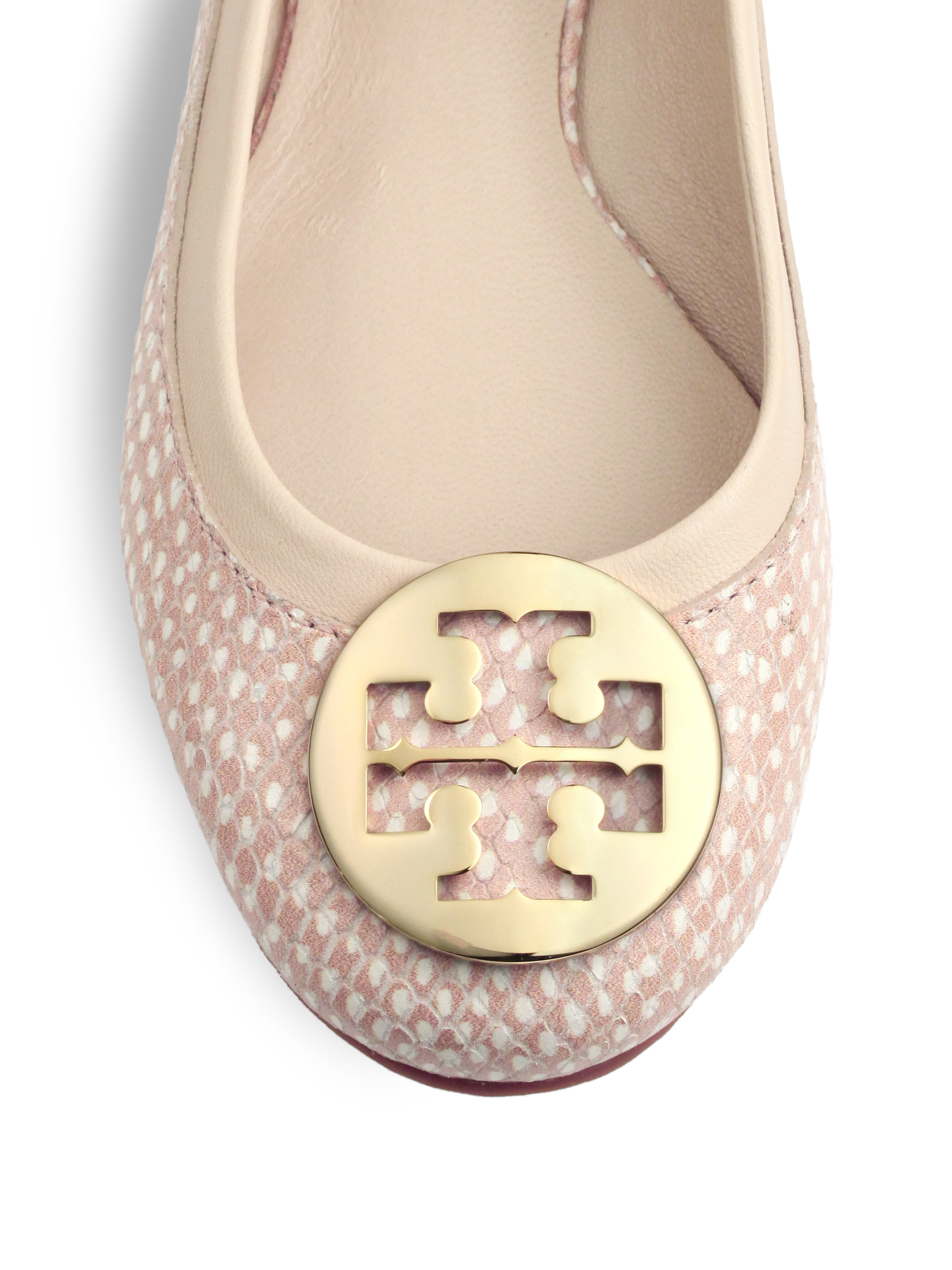 polka dot ballerina flats