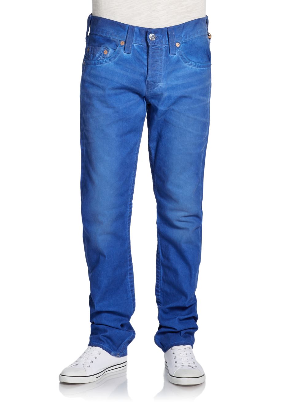 True Religion Geno Slimleg Jeans in Blue for Men - Lyst