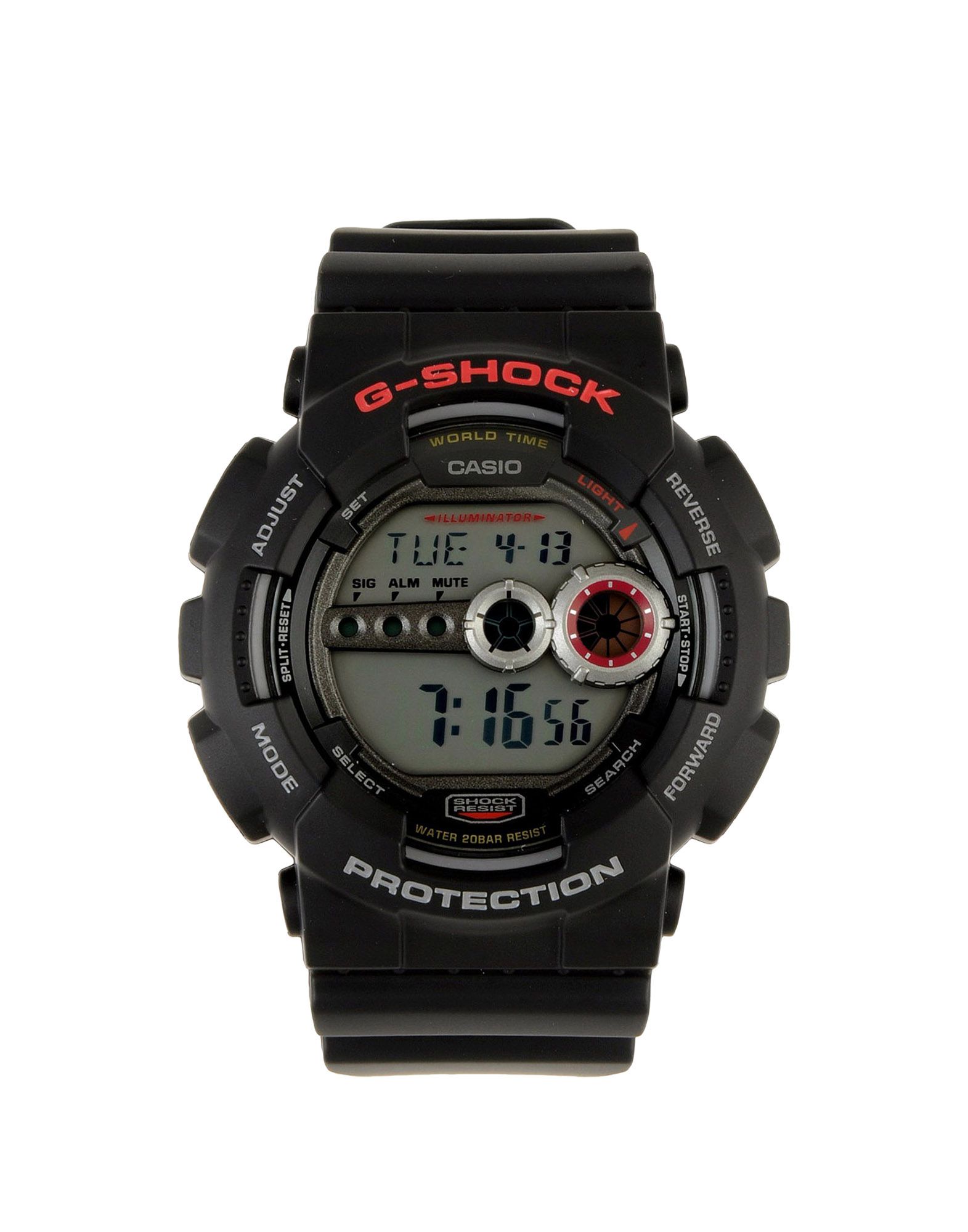casio small black watch