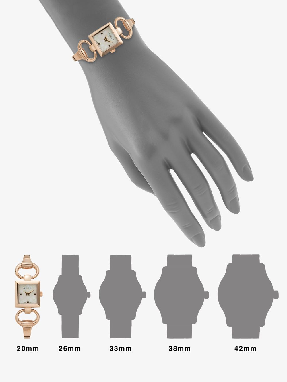 gucci rose gold watch