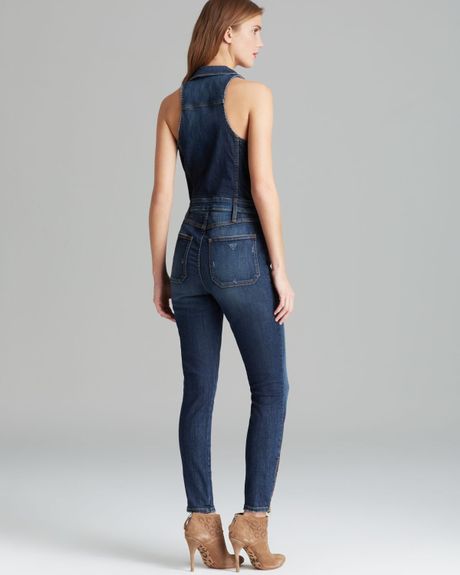 Guess Jumpsuit Cara Denim in Blue (Acapella Wash) | Lyst