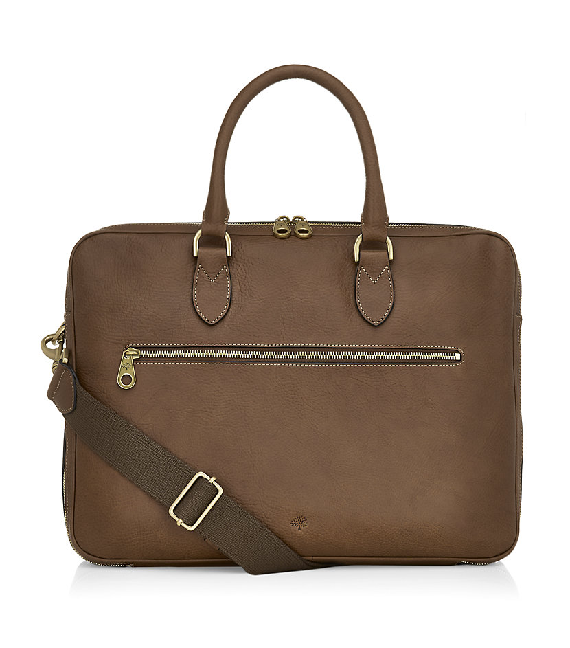 Mulberry Heathcliffe Laptop Briefcase in Brown for Men | Lyst