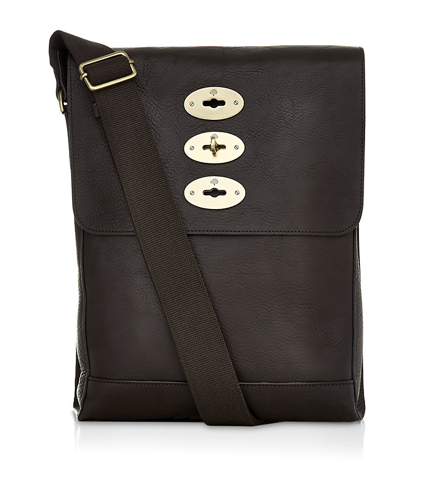 Mulberry Slim Brynmore Messenger Bag in Black for Men Lyst