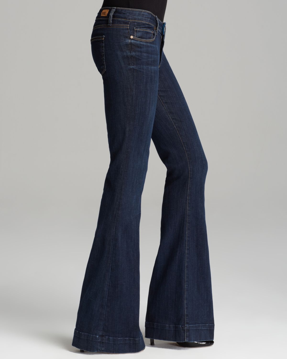 Paige Jeans Fiona Flare in Delancy in Blue Lyst