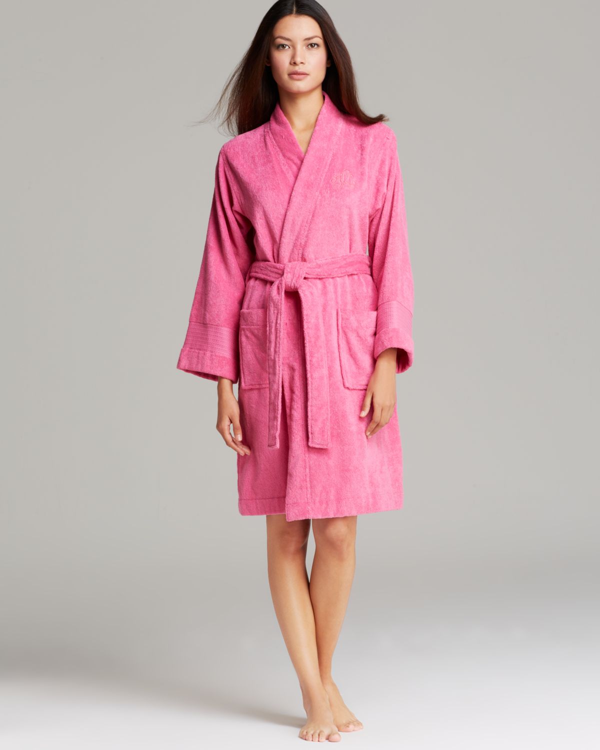 Ralph lauren pink robe Clearance
