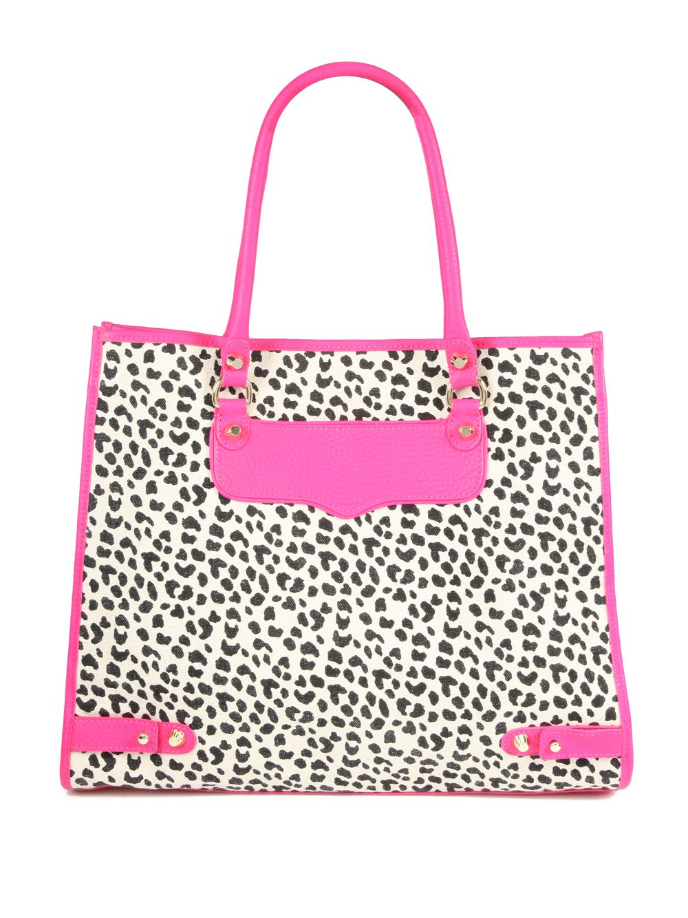 Lyst - Rebecca Minkoff Cheetah Print Leather Canvas Tote Bag in Pink