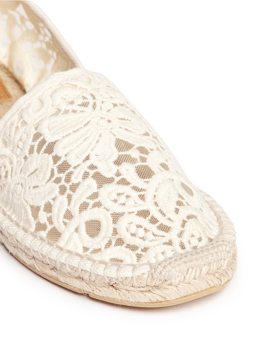 tory burch quilted flat espadrille