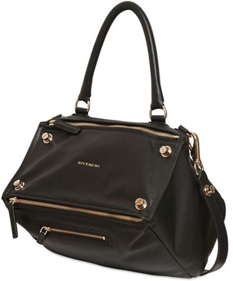 Givenchy Medium Pandora Leather Studded Bag in Black | Lyst