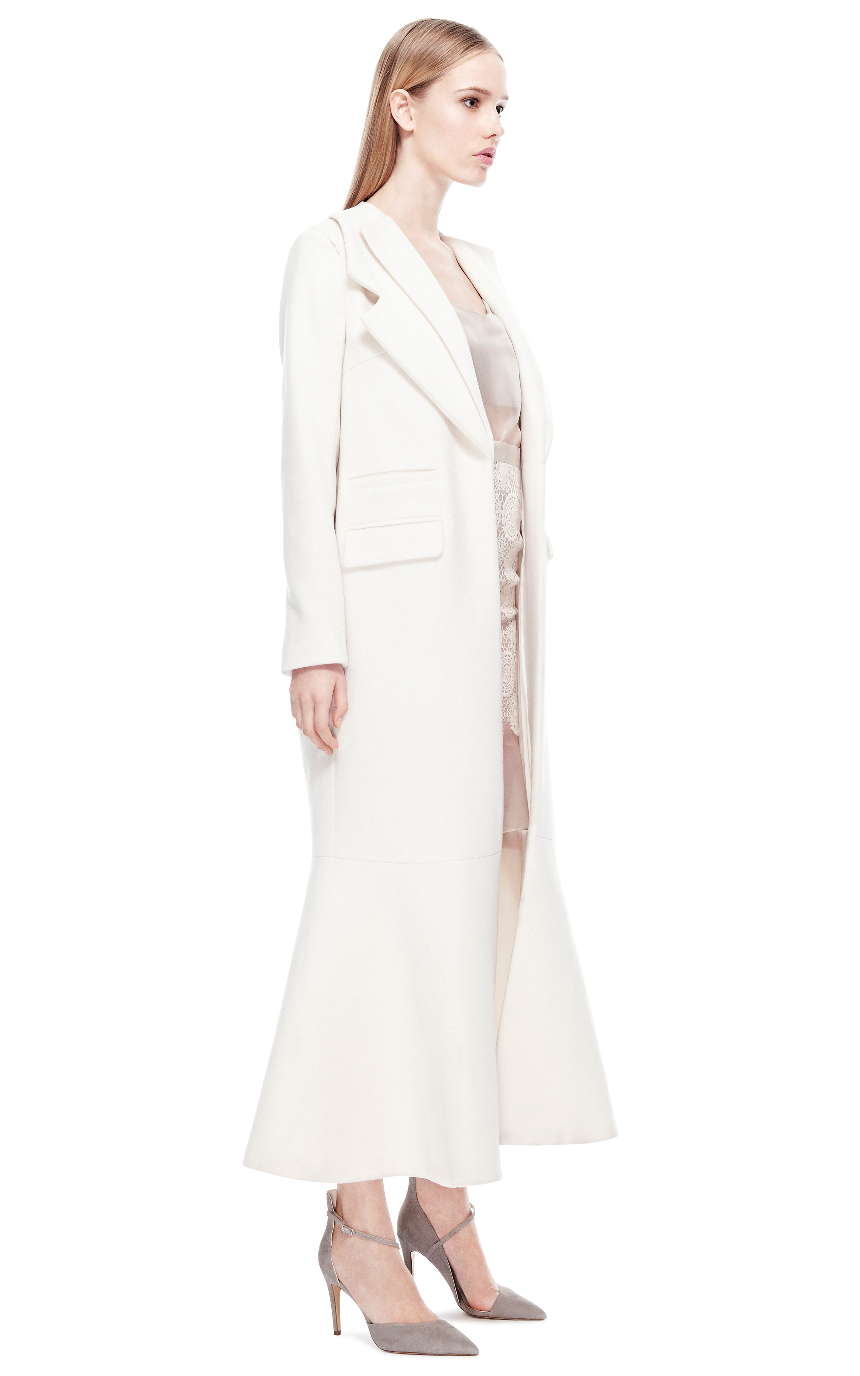 white long coat