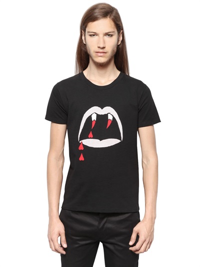 saint laurent vampire t shirt